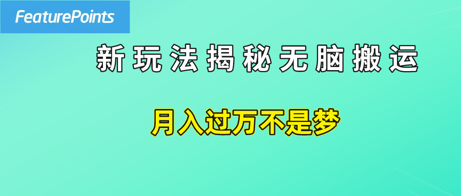 简单操作，每天50美元收入，搬运就是赚钱的秘诀！-易学副业