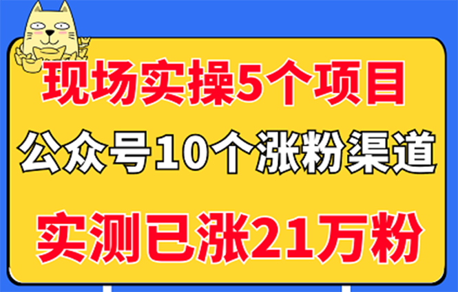 【副业项目3490期】公众号的10种矩阵引流的方法，实测已涨21万粉-易学副业