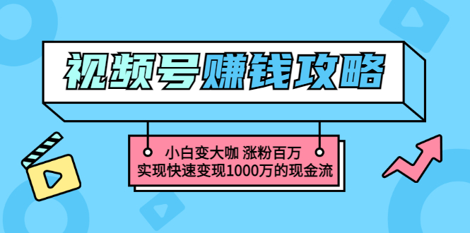 【副业项目3549期】怎么通过视频号赚钱（视频号赚钱详细教程攻略）-易学副业