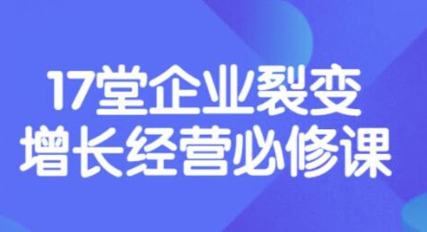 【副业项目3838期】张琦《盈利增长17堂必修课》企业裂变增长的经营智慧，带你了解增长的本质-易学副业