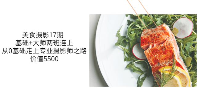 【副业项目3967期】美食摄影教程：基础+大师两班连上，从0基础走上专业摄影师之路-易学副业