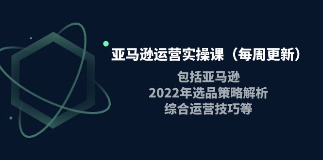 【副业项目4284期】亚马逊运营实操课：包括亚马逊2022选品策略解析，综合运营技巧等-易学副业