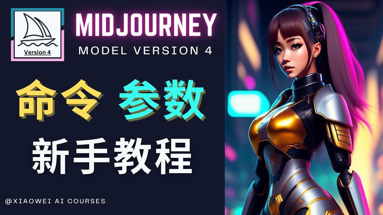 【副业项目5078期】Midjourney新手入门教程，轻松创作顶级图像，命令参数-新手教程-易学副业