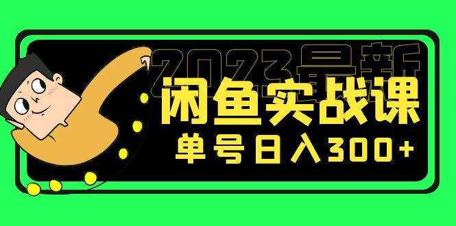 【副业项目5277期】花599买的闲鱼项目：2023最新闲鱼实战课，单号日入300+（7节课）-易学副业
