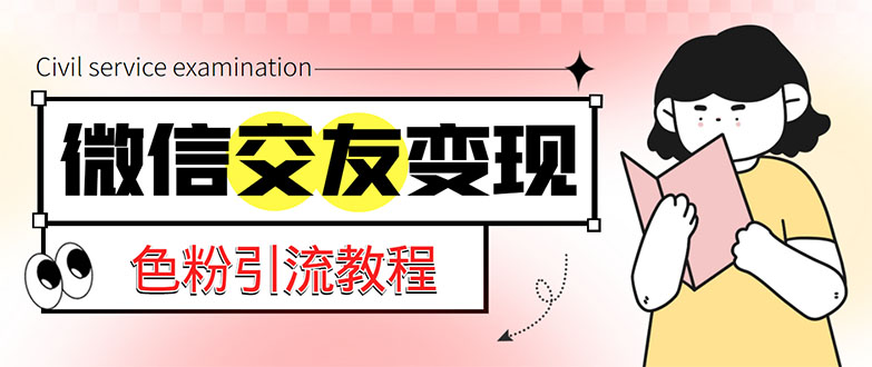 【副业项目5402期】微信交友变现项目，吸引全网LSP男粉精准变现，小白也能轻松上手，日入500+-易学副业