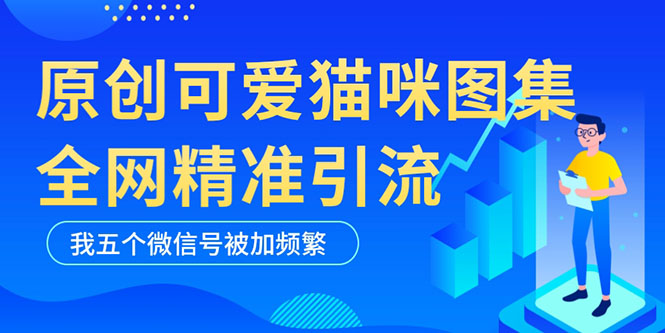 【副业项目5588期】黑科技纯原创可爱猫咪图片，全网精准引流，实操5个VX号被加频繁-易学副业