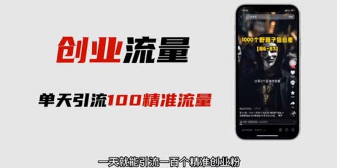【副业项目5897期】自媒体音频加图文制作视频 一天引流一百个精准创业粉【音频软件+图片素材】-易学副业