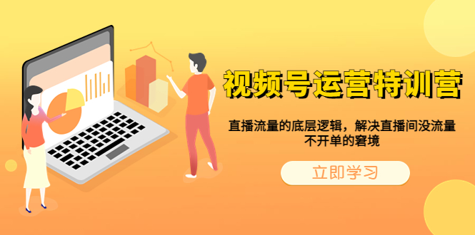 【副业项目6283期】视频号运营特训营，直播流量的底层逻辑，解决直播间没流量，不开单的窘境-易学副业