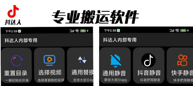 【副业项目6743期】对外收费699抖音傻瓜式一键搬运，起号专用5分钟一个视频《软件+详细教程》-易学副业