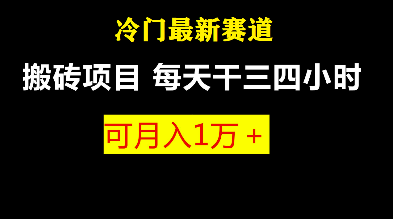 【副业项目6944期】最新冷门游戏搬砖项目，零基础也能玩（附教程+软件）-易学副业