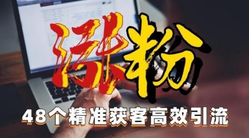 【副业项目7097期】独家分享48个引流绝技，再没粉丝只能怪自己了！-易学副业