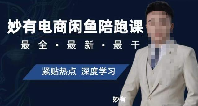 【副业项目7378期】妙有电商闲鱼无货源陪跑课，最全、最新、最干，零基础实战-易学副业