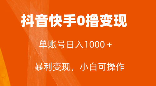 【副业项目8233期】全网首发，单账号收益日入1000＋，简单粗暴，保底5元一单，可批量单操作-易学副业