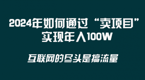 【副业项目8543期】2024年如何通过“卖项目”实现年入100W-易学副业