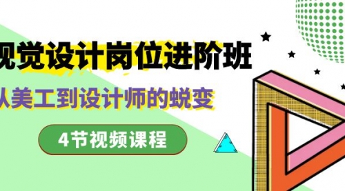【副业项目8643期】视觉设计岗位进阶班，从美工到设计师的蜕变（4节视频课程）-易学副业