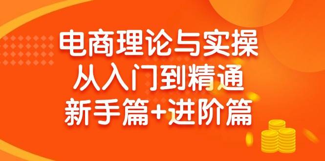 电商理论与实操从入门到精通 新手篇+进阶篇-易学副业