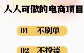 2024最新淘宝无货源电商,新手小白操作简单,长期稳定项目,日500-2000+-易学副业